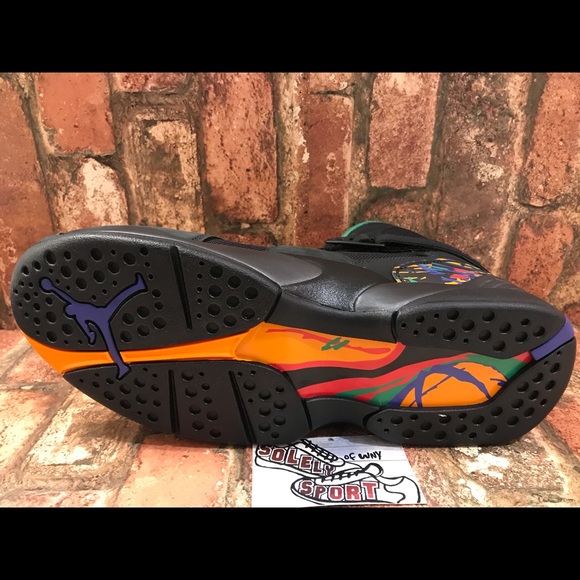 NEW Nike Air Jordan Retro 8 VIII Black Tinker XI V - Picture 7 of 8